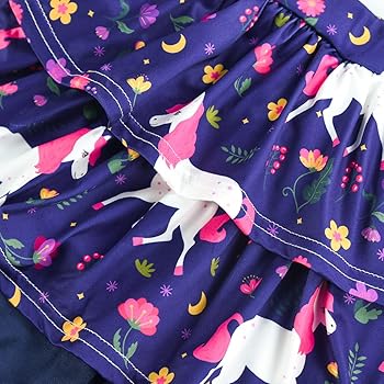 ILLIGO☆IVEレイ着用Ruffle color block skirt pants(2color) Amazon.com: ZukoCert 2 Pack Girls Clothing Skirt Leggings